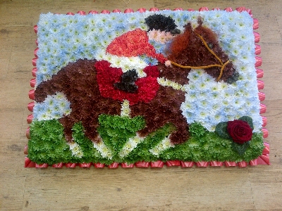 Horse and Jockey (flat)